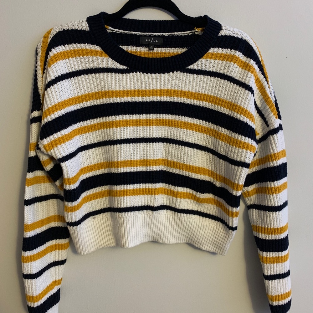 Pacsun Striped Cropped Sweater